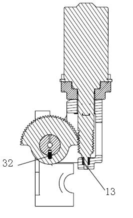 Eccentric shaft control system of complete-variable air valve lift mechanism