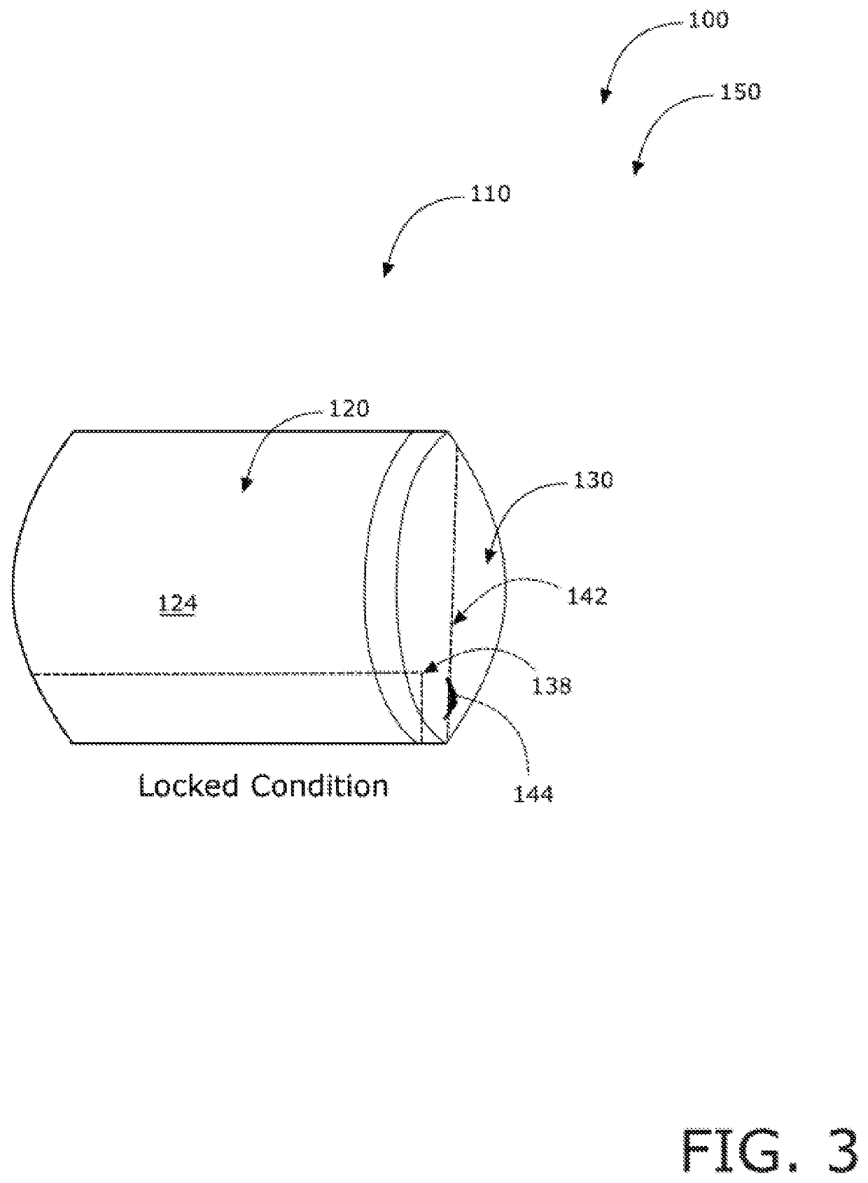 Automatic locking trashcan system and method
