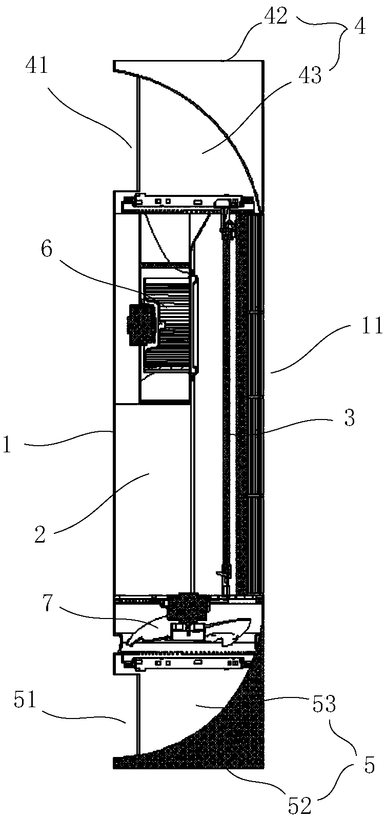 Cabinet air conditioner and control method