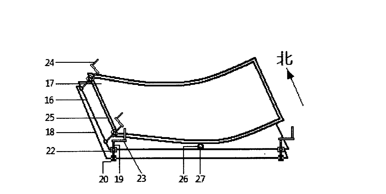 Light reflected solar heating water heater