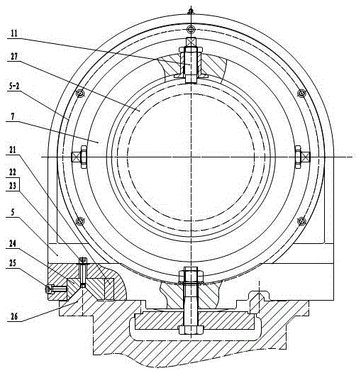 Lathe center frame and use method thereof