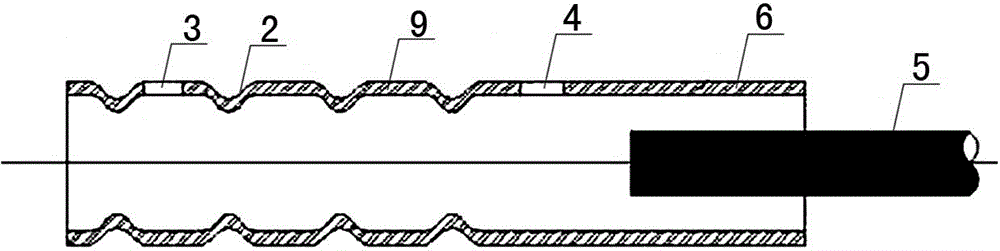 Extrusion semi-grouting reinforcement sleeve, connecting structure and construction method thereof