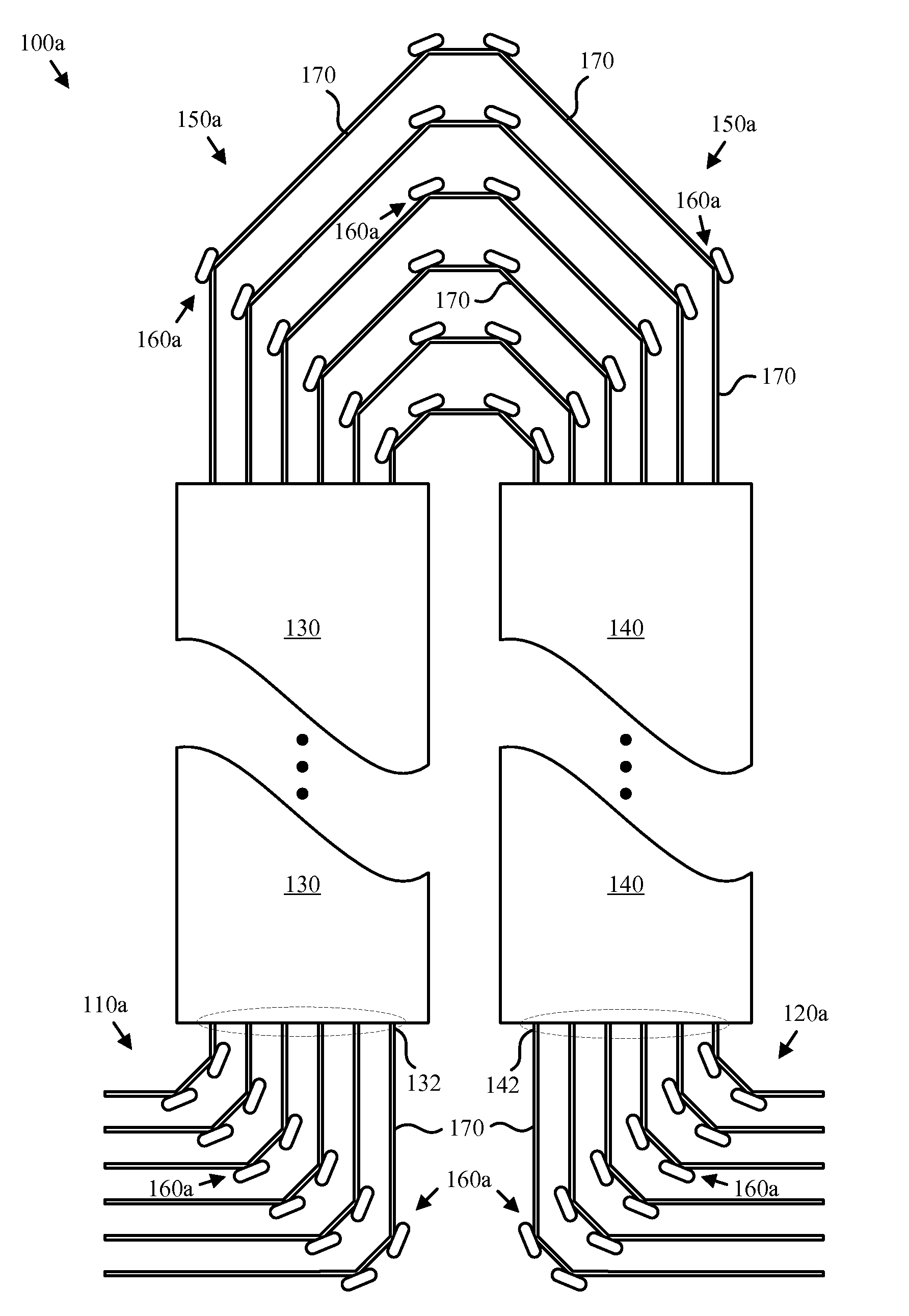 Ultra-compact planar AWG circuits and systems