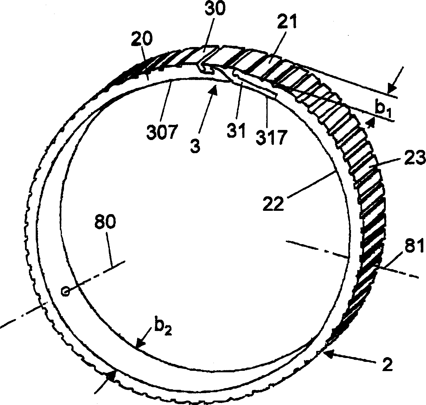 Friction pad of friction roller for driving bobbin on spinning and weaving machine