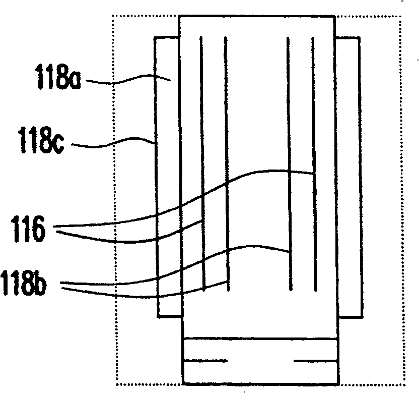 High temperature aging test device for display panel