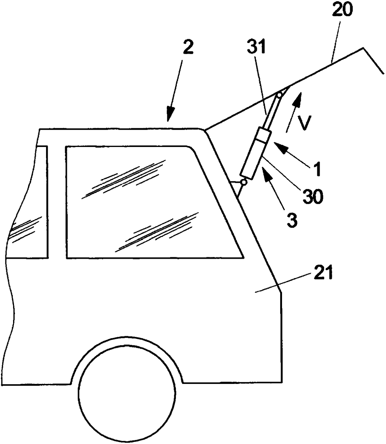 Drive device for displacing a vehicle part, comprising a magnetic braking unit