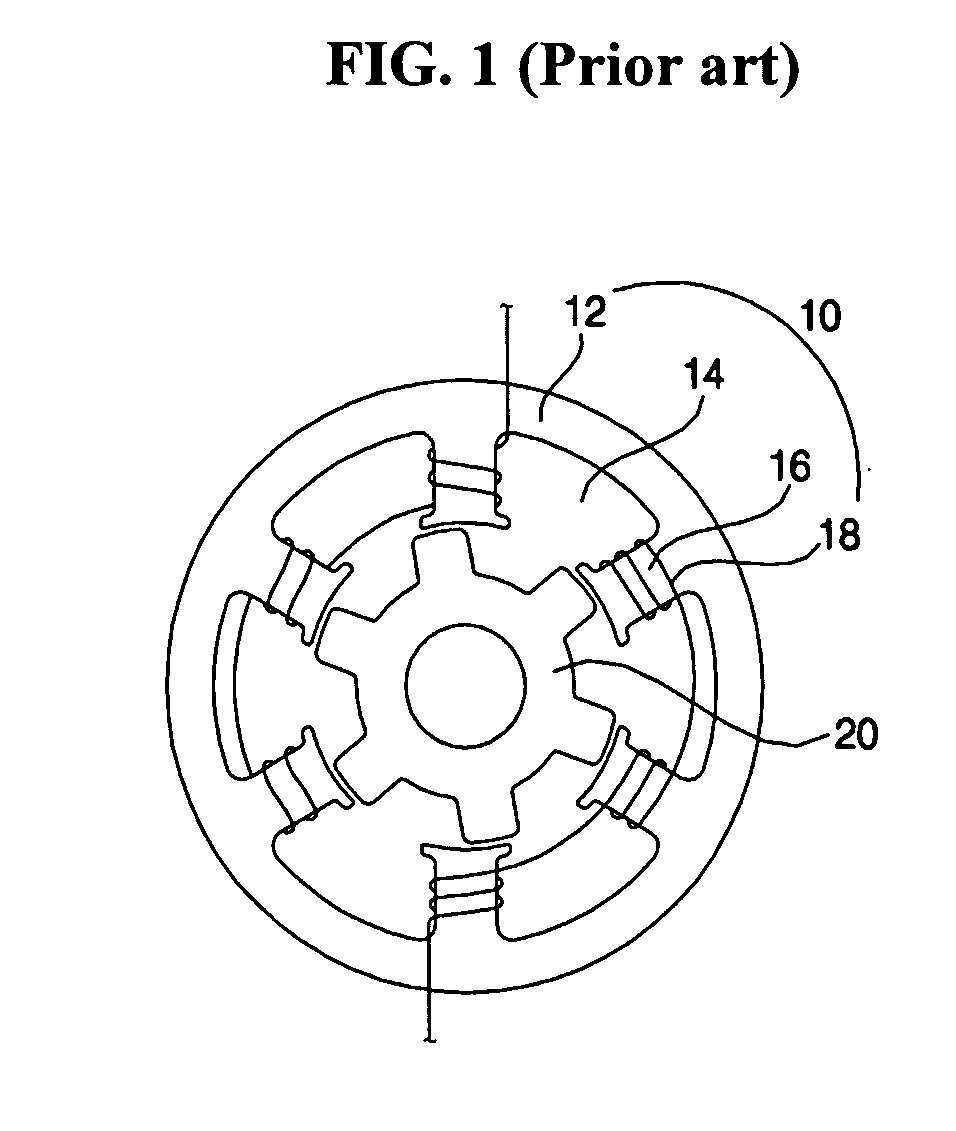 Stator of motor and method of manufacturing the same