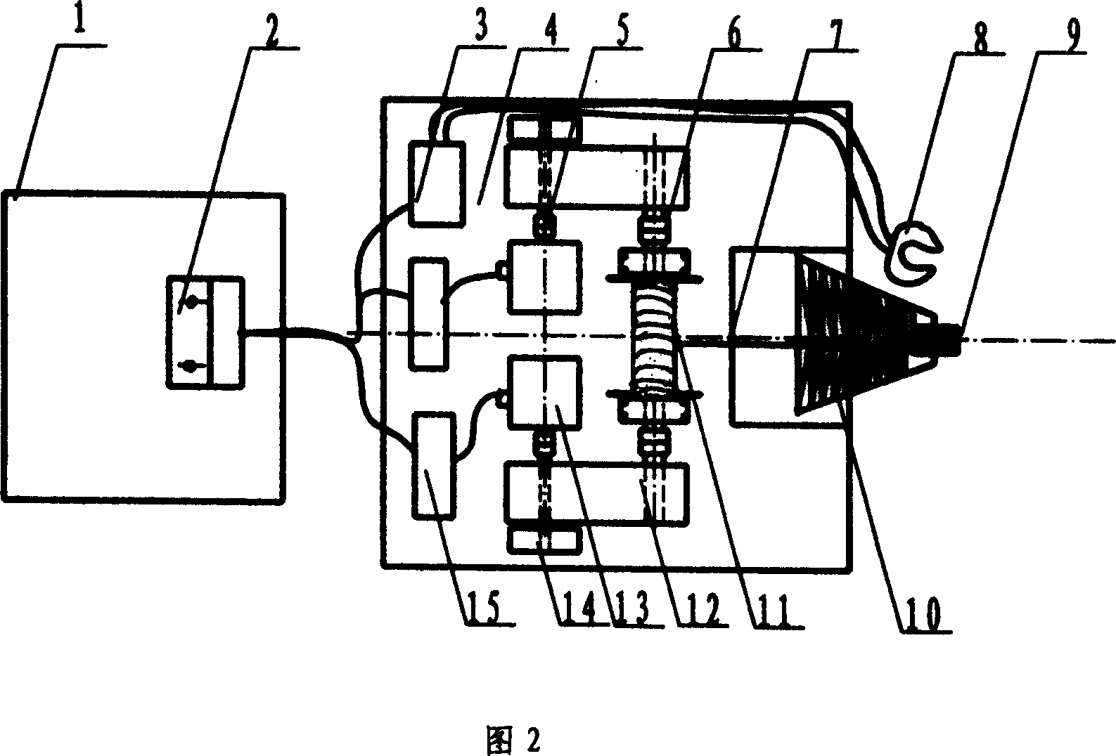 Stepless speed regulating well repairing device