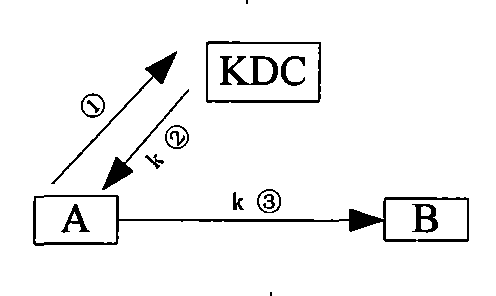 Method for distributing key using public key cryptographic technique and on-line updating of the public key
