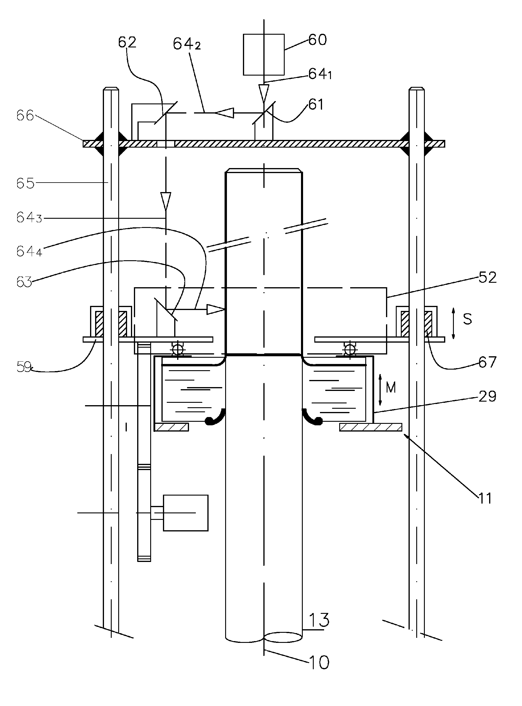 Device for coating a peripheral surface of a sleeve body