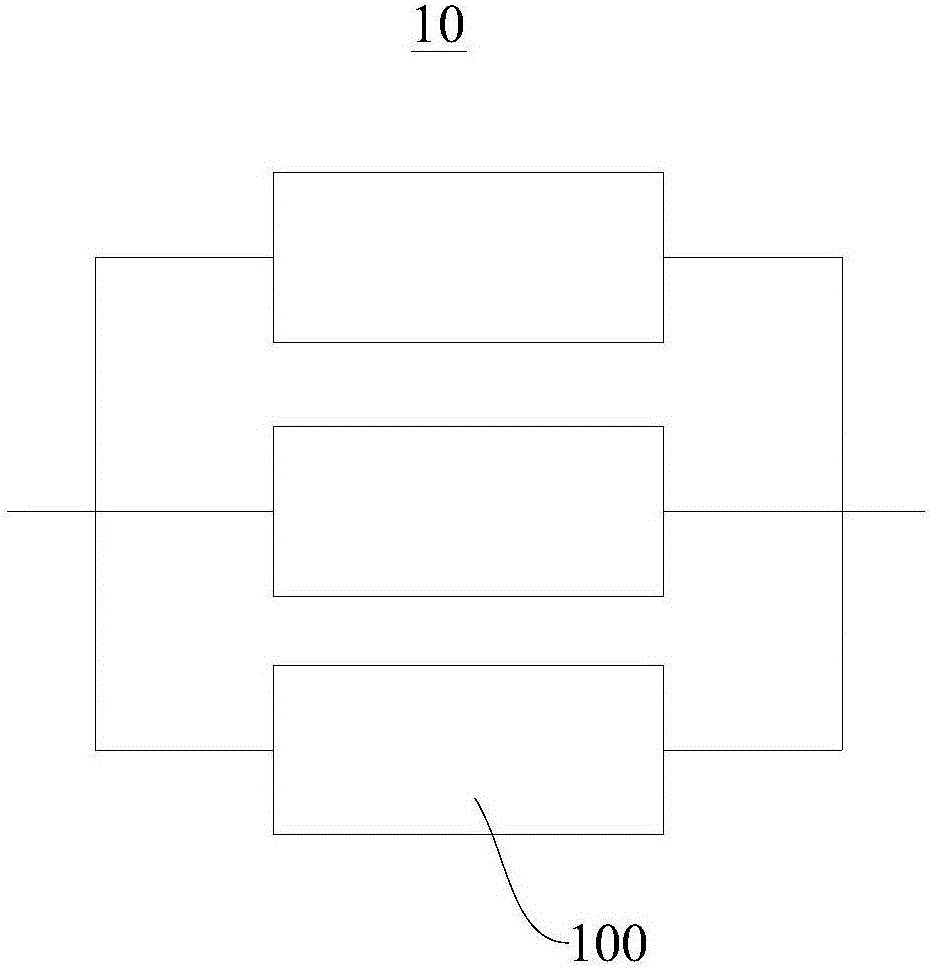 Bio-trickling device and waste gas treatment system