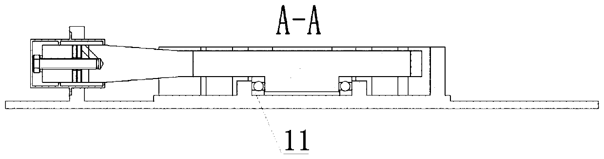 Flexible hinge based variable-angle two-dimensional ultrasonic vibration auxiliary processing platform