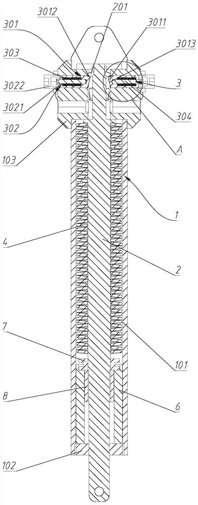 Automatic deicing device for overhead line