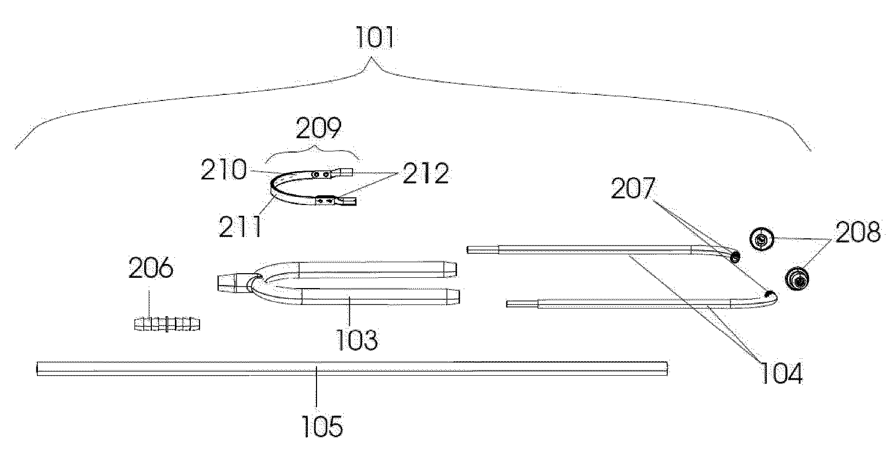 Combined diagnostic device