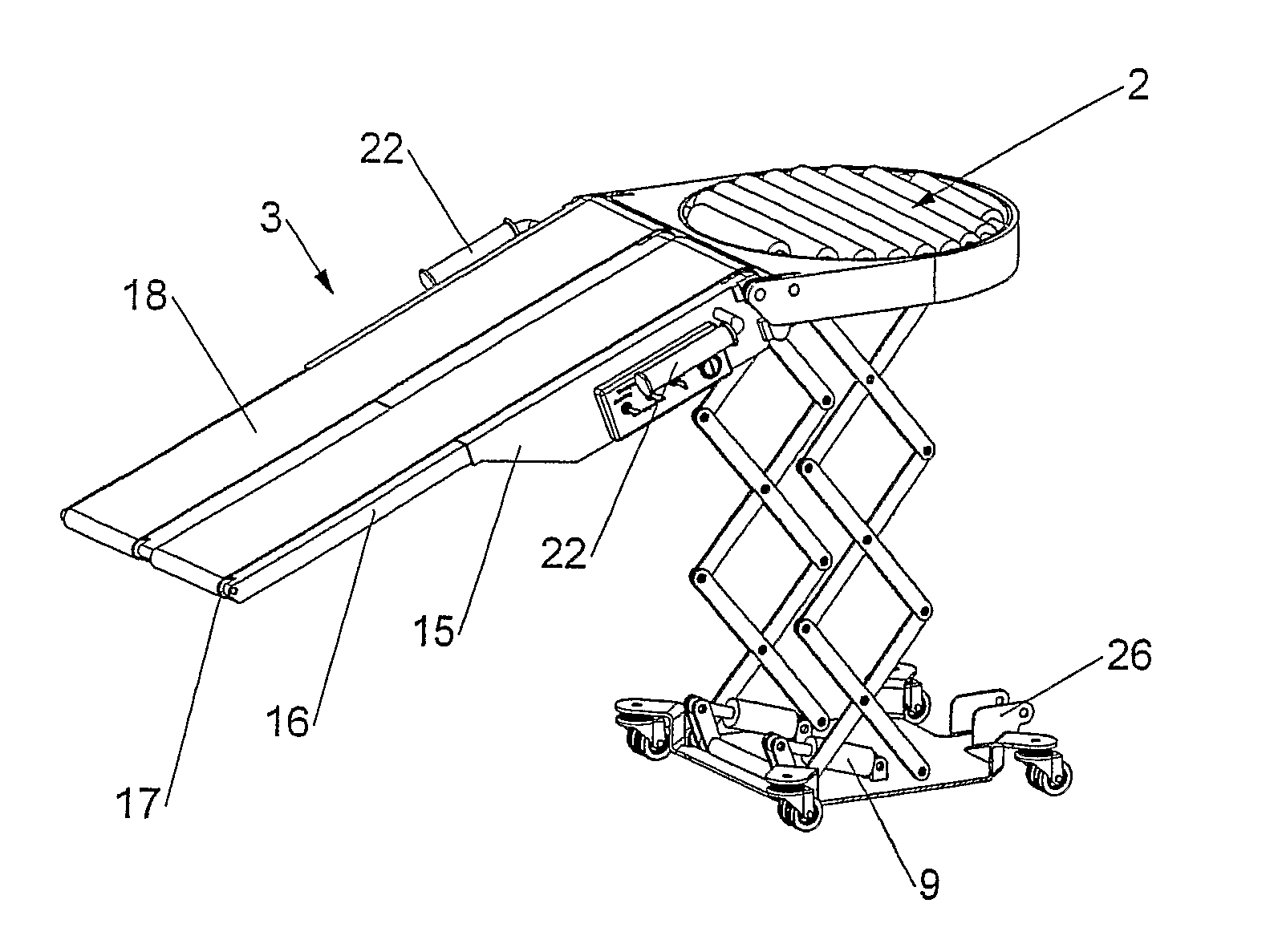 Loading and unloading apparatus