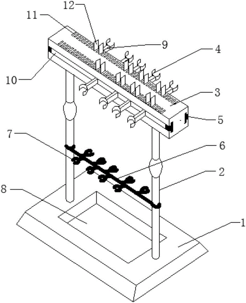Portable suspension-type pipettor rack