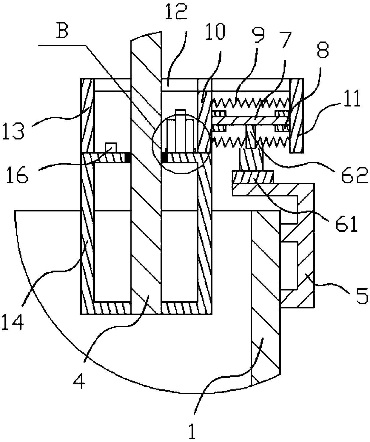Collecting mechanism for electrolysis production of metal powder