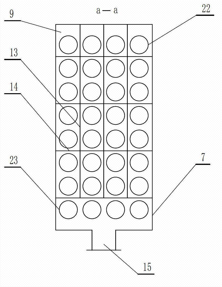 Tubular channel-type heat exchange method for sewage or surface water