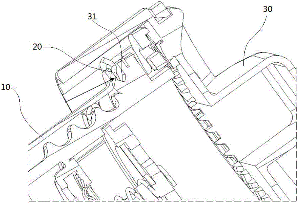 Sealing combination structure for fuel oil system