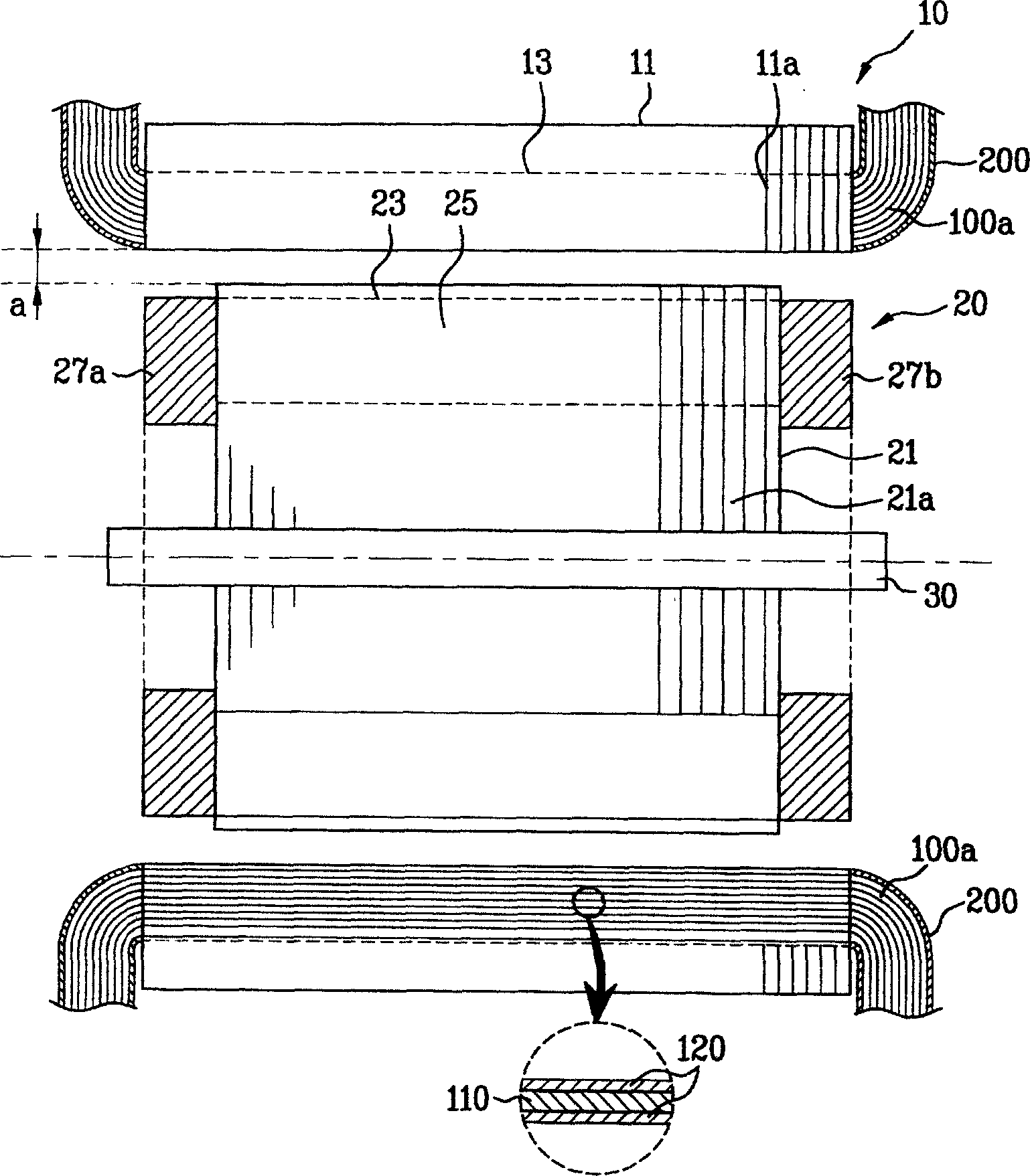 Coil, induction motor for motor and its stator manufacturing method