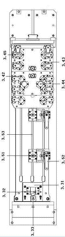 270-degree machining device and technology for sewing machine head shell