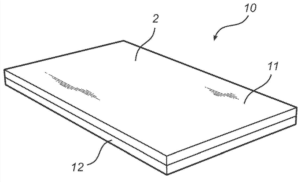 Method for treatment of a board and a board element
