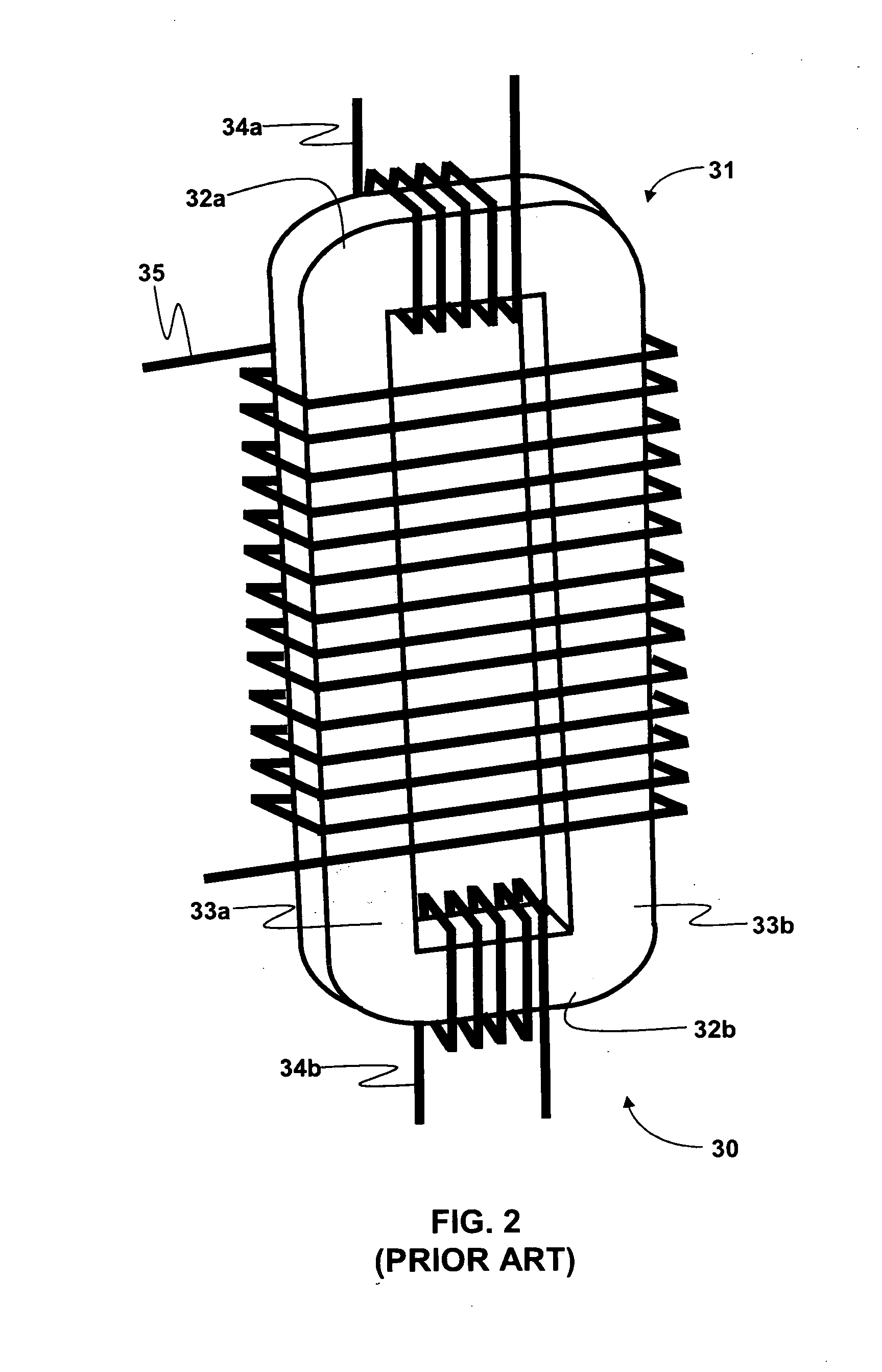 Fault current limiter with saturated core