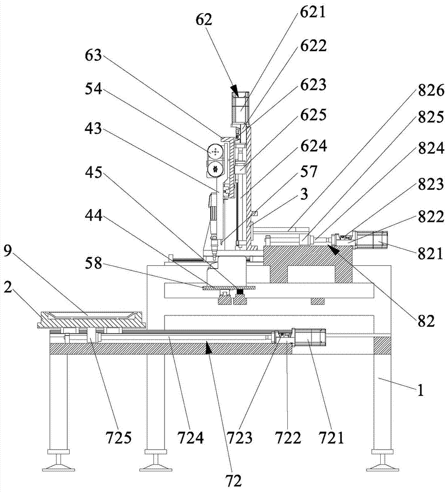 Adjustable multi-axis automatic locking screw machine and its position adjustment method