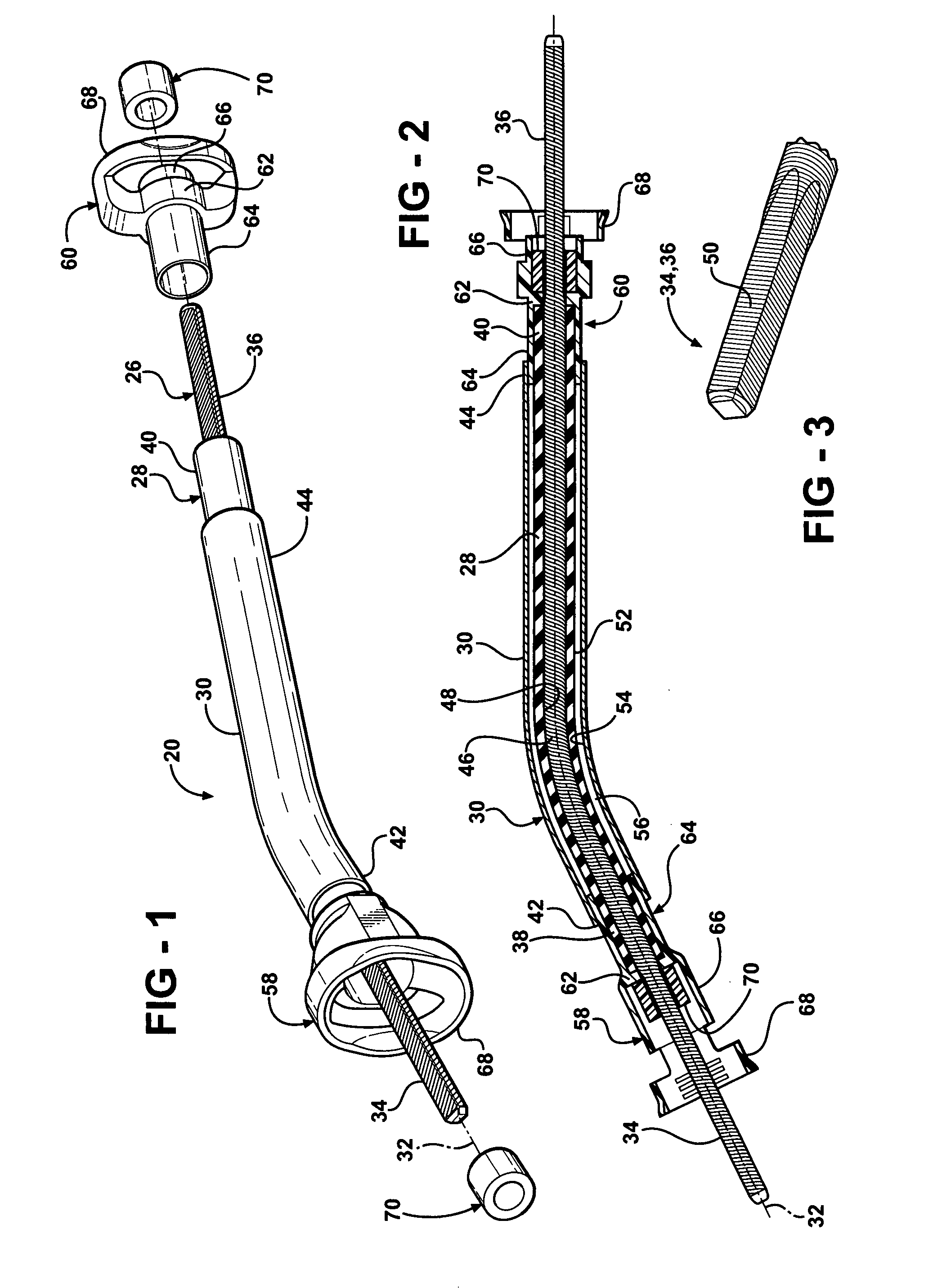 Steering column assembly having a rotating drive cable device