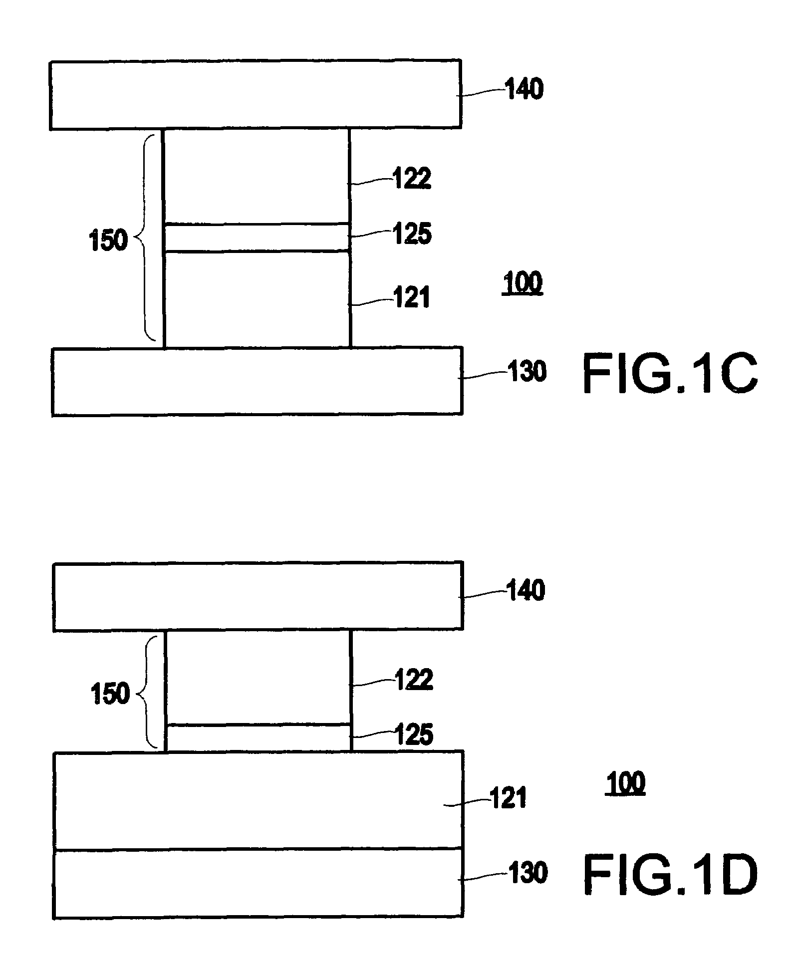 Spin-current switchable magnetic memory element and method of fabricating the memory element