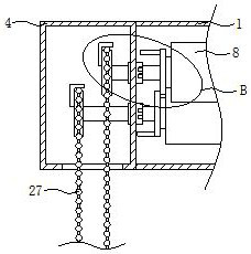 Curtain capable of changing self light transmission according to sunlight intensity