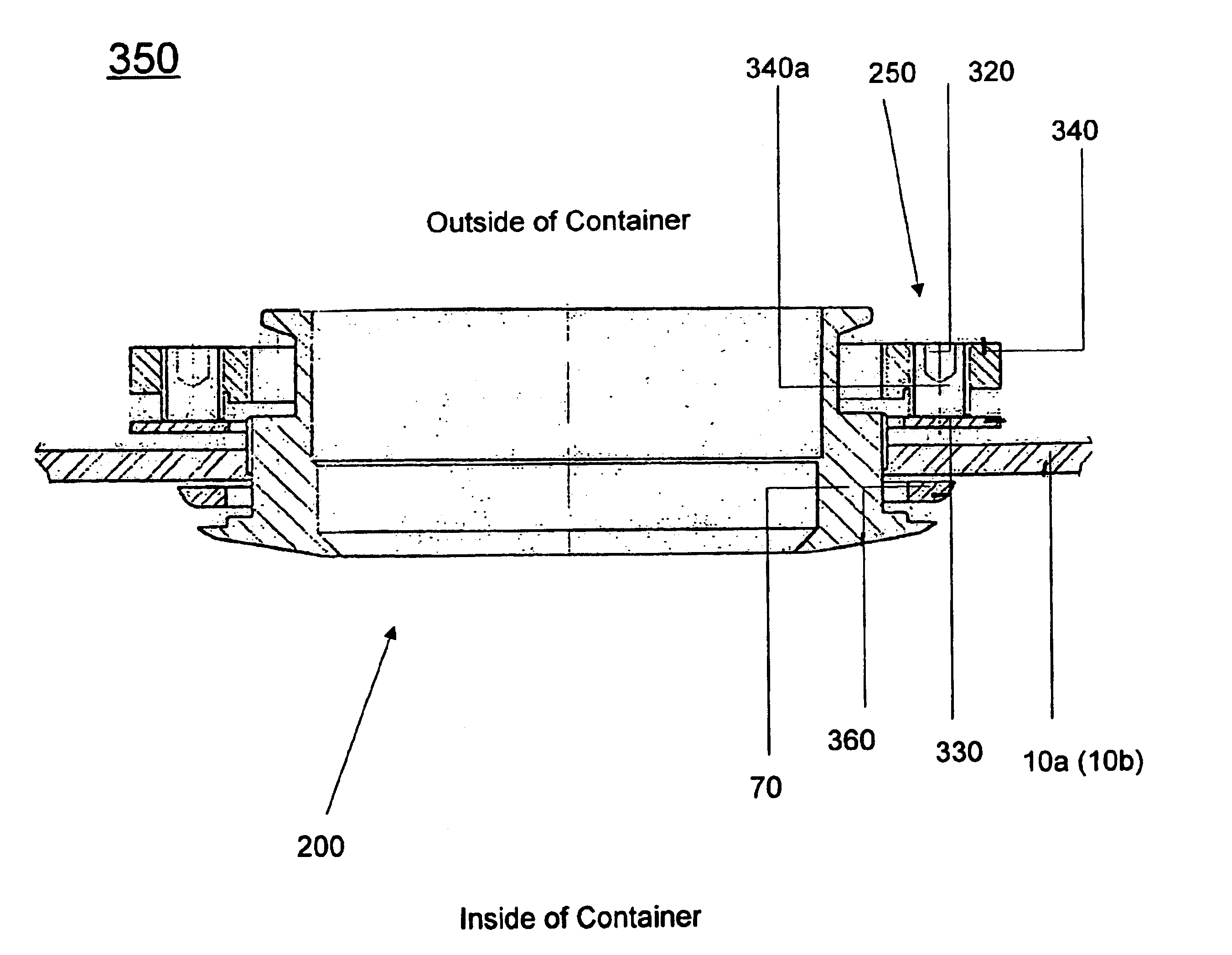 Assemblies adapted to be affixed to containers containing fluid and methods of affixing such assemblies to containers
