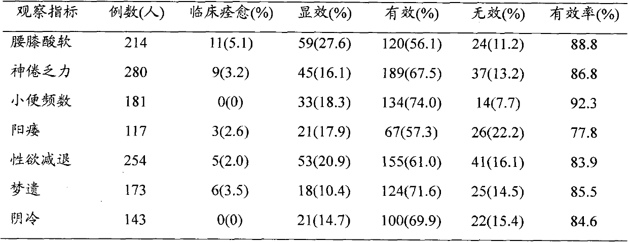 Kidney-tonifying heath traditional Chinese medicine composition and preparation method thereof