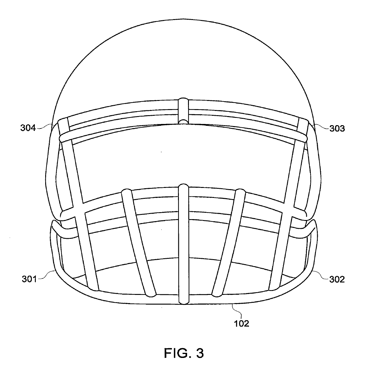 Shock Absorptive Helmet - Facemask Interconnect