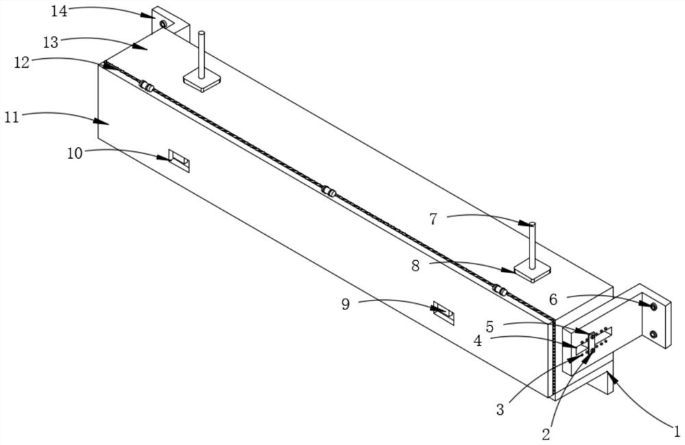 Assembly type suspended ceiling structure facilitating installation of electric curtain