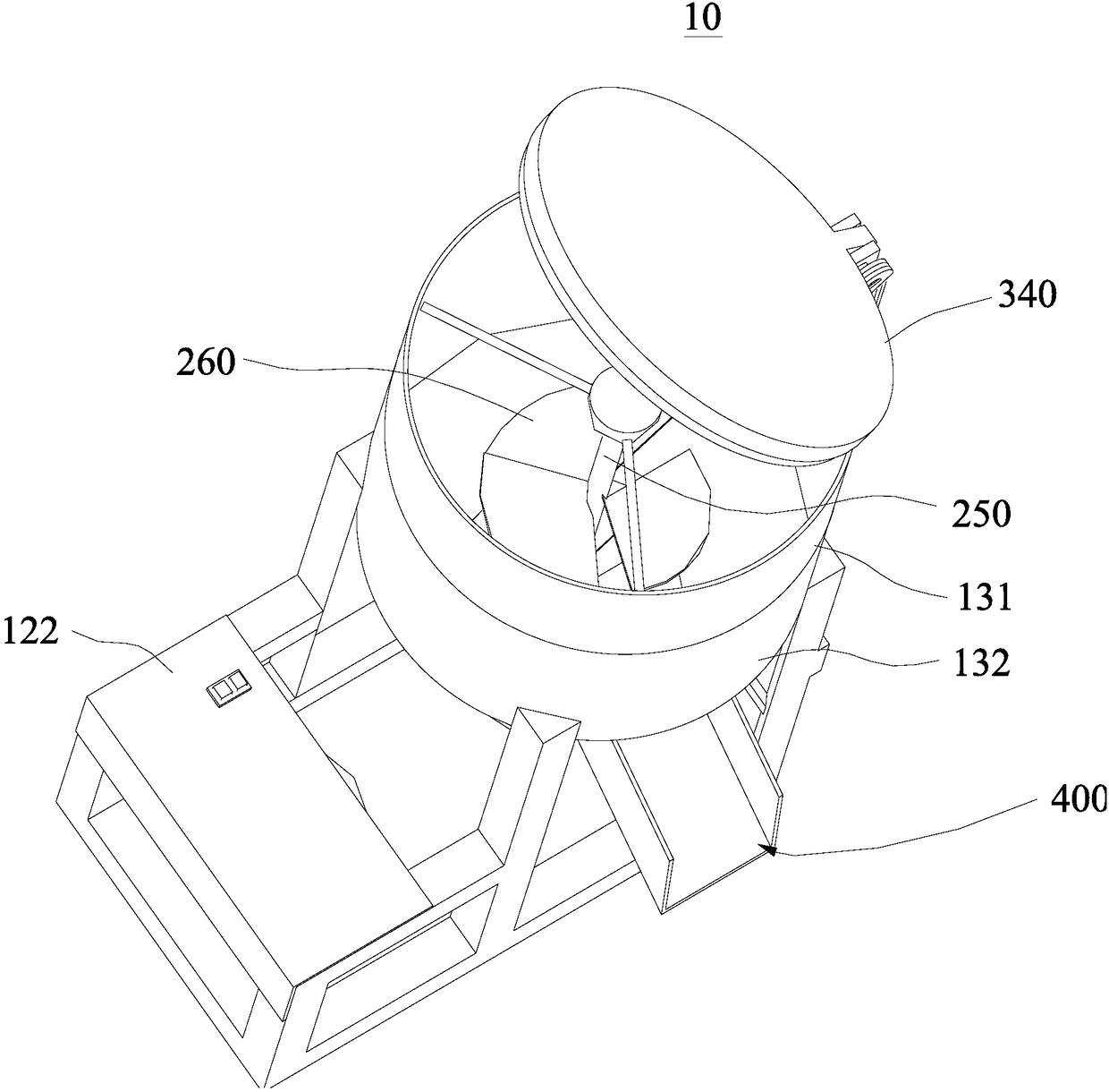 Pig feed pre-treatment device