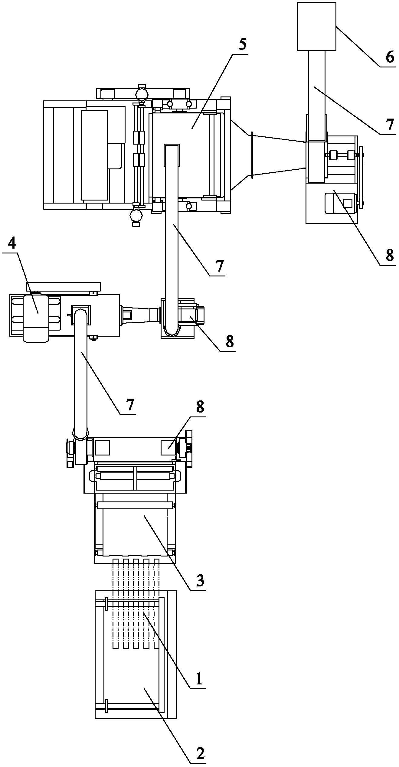 Process for recycling waste dustfree paper and equipment thereof