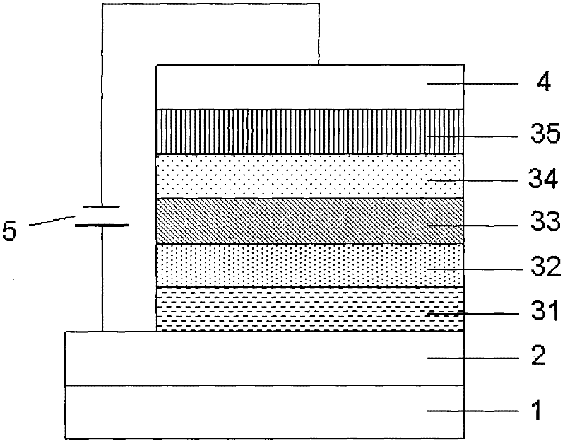 White light organic electroluminescent device and manufacturing method thereof