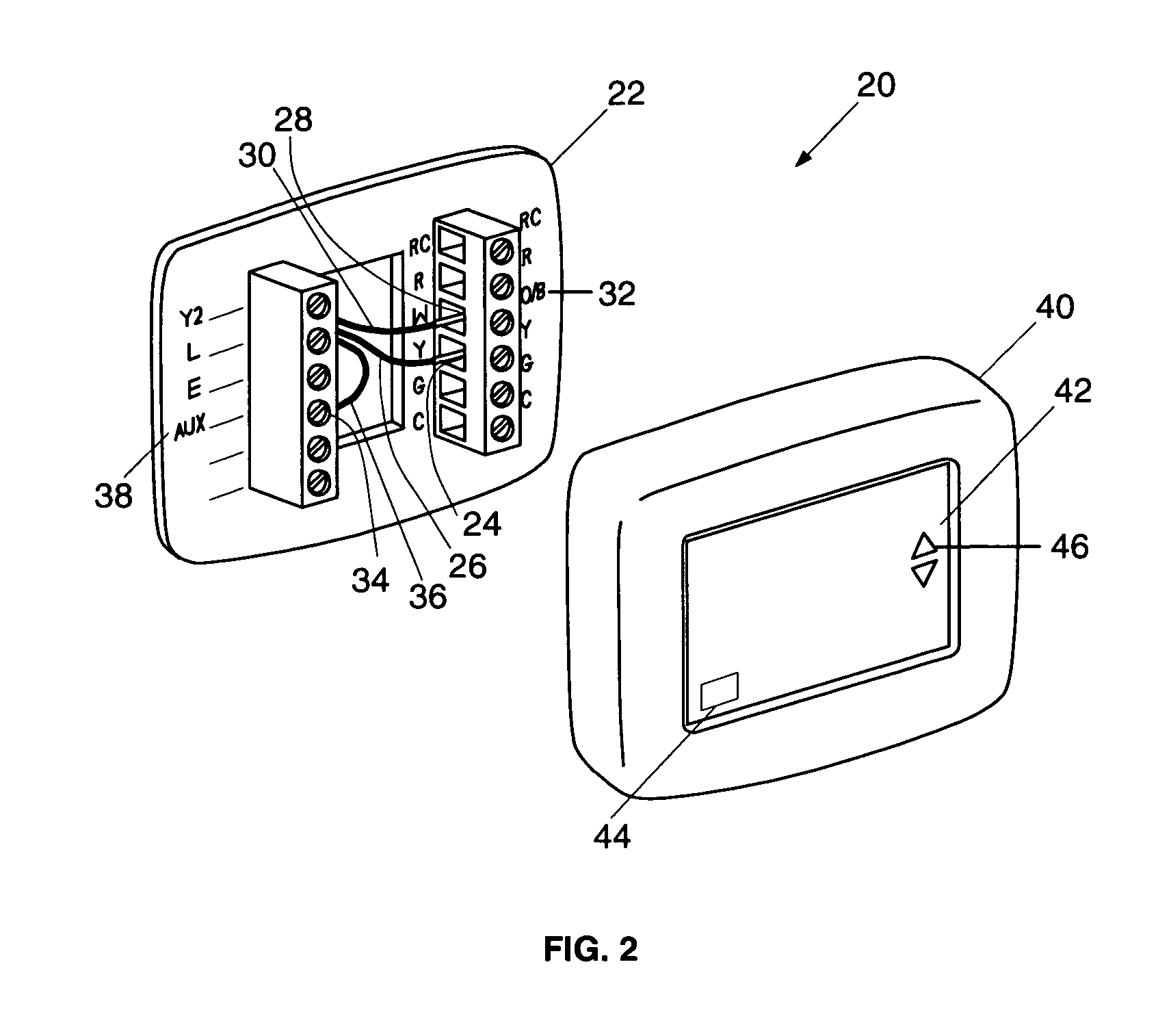 Thermostat for a heat pump or conventional heating system