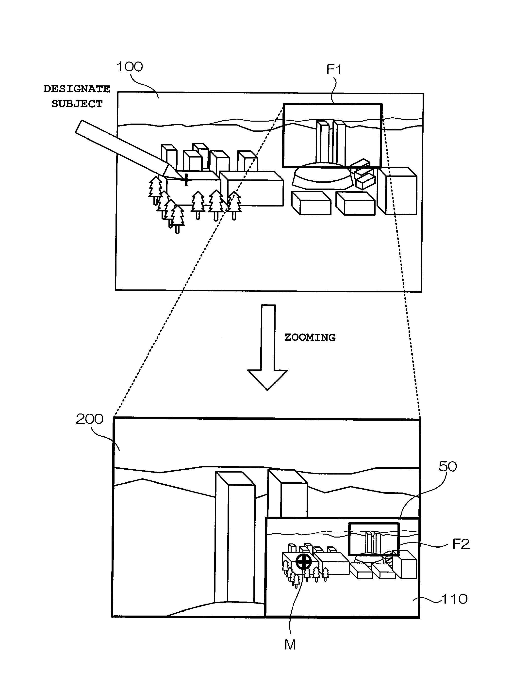 Imaging apparatus having a zoom function