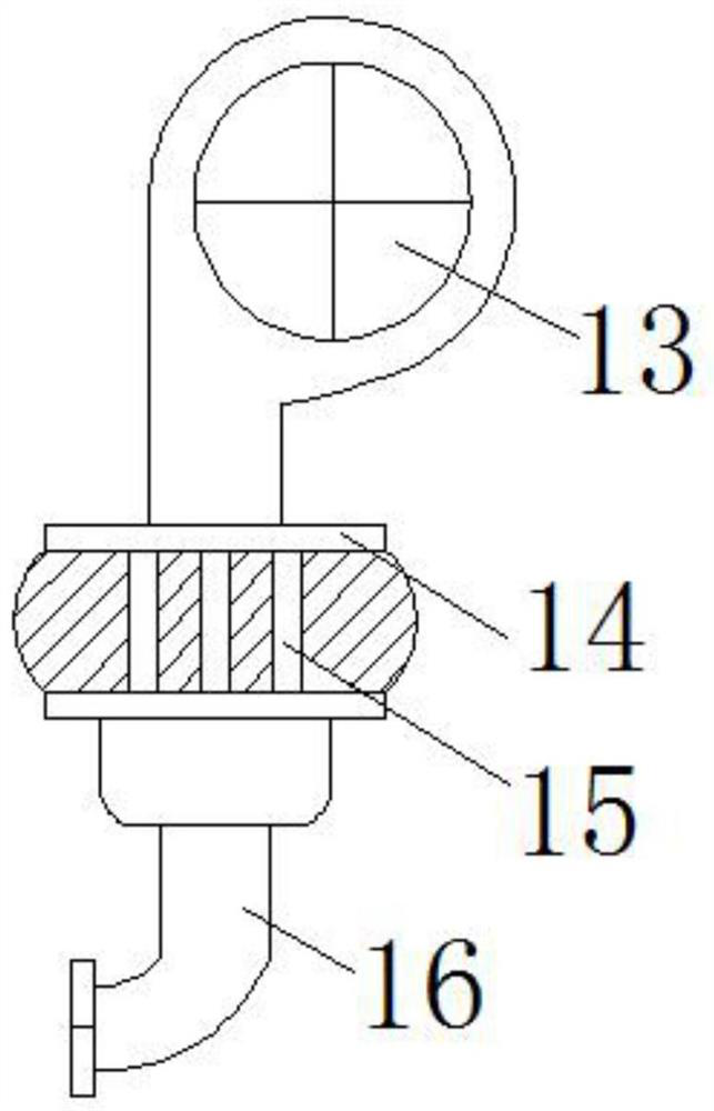 Temperature measuring device for electromechanical equipment installation