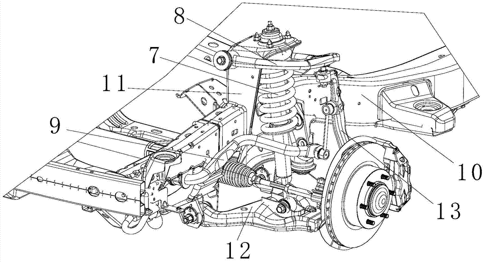 Vehicle shock absorber, active suspension and vehicle