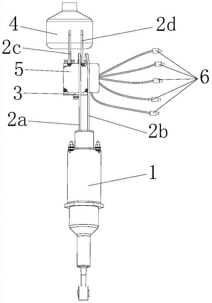 Vehicle shock absorber, active suspension and vehicle