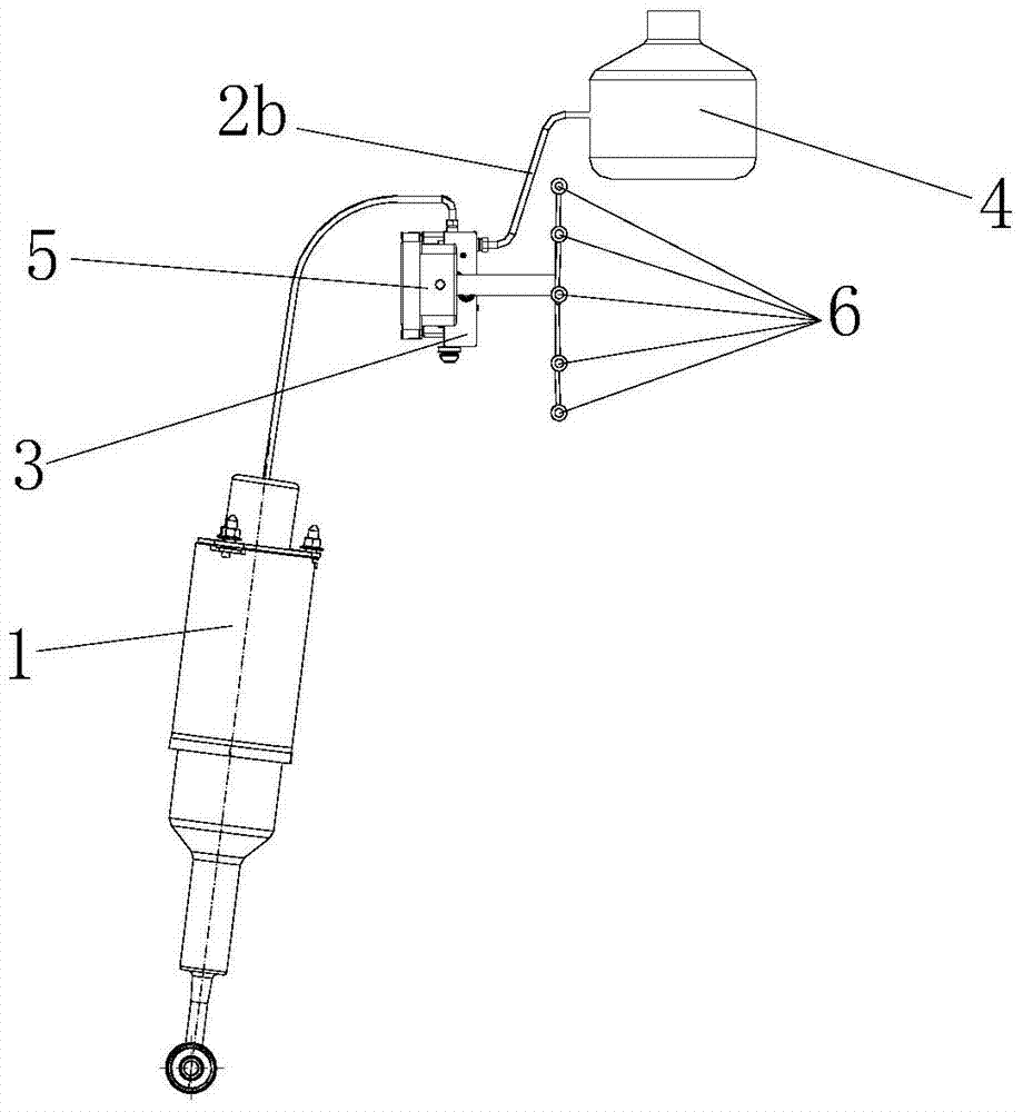 Vehicle shock absorber, active suspension and vehicle