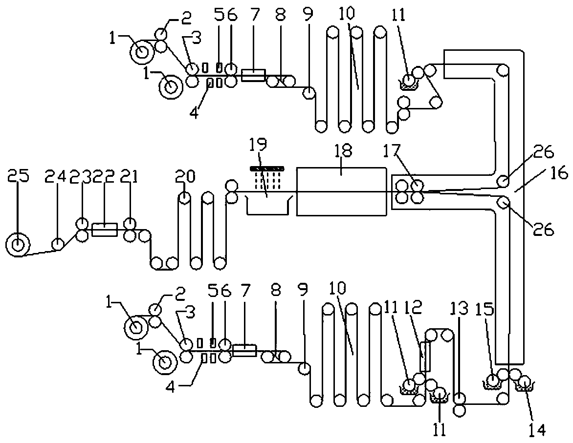 Production process of metal composite plate