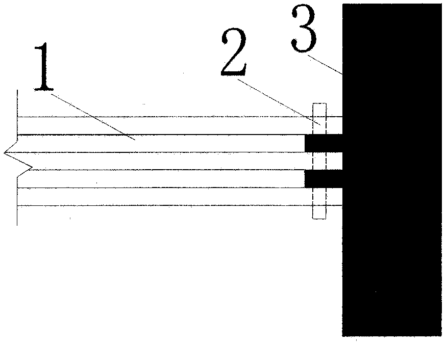 A two-way limit mechanism of laminated U-shaped steel plates
