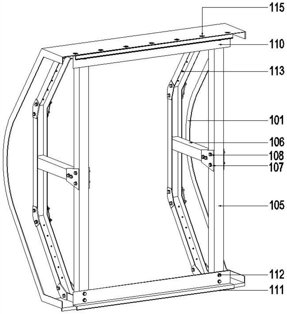 Slotting type special-shaped aluminum plate curtain wall assembly type installation system