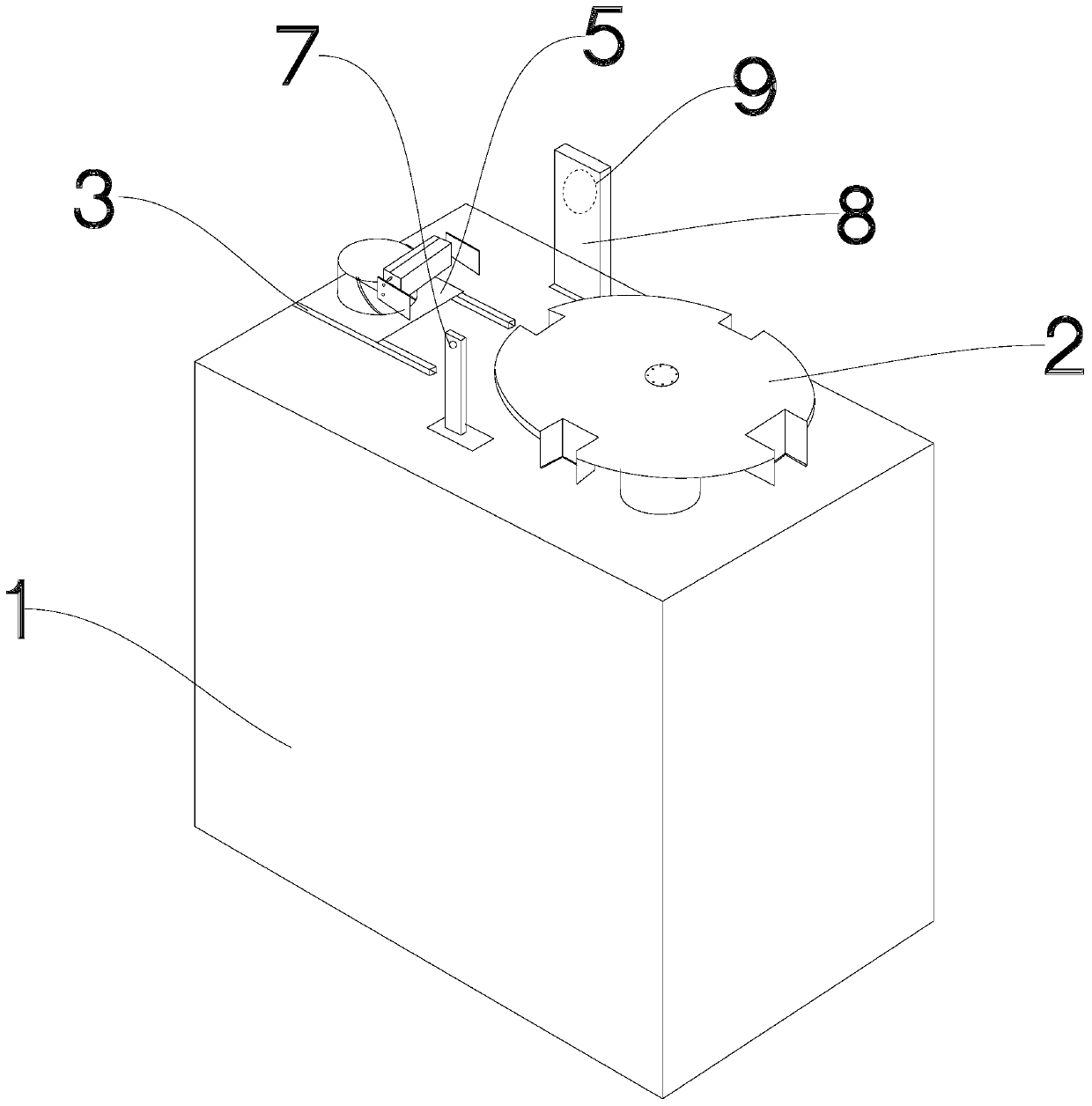 Automatic component glue filling device of LED driver