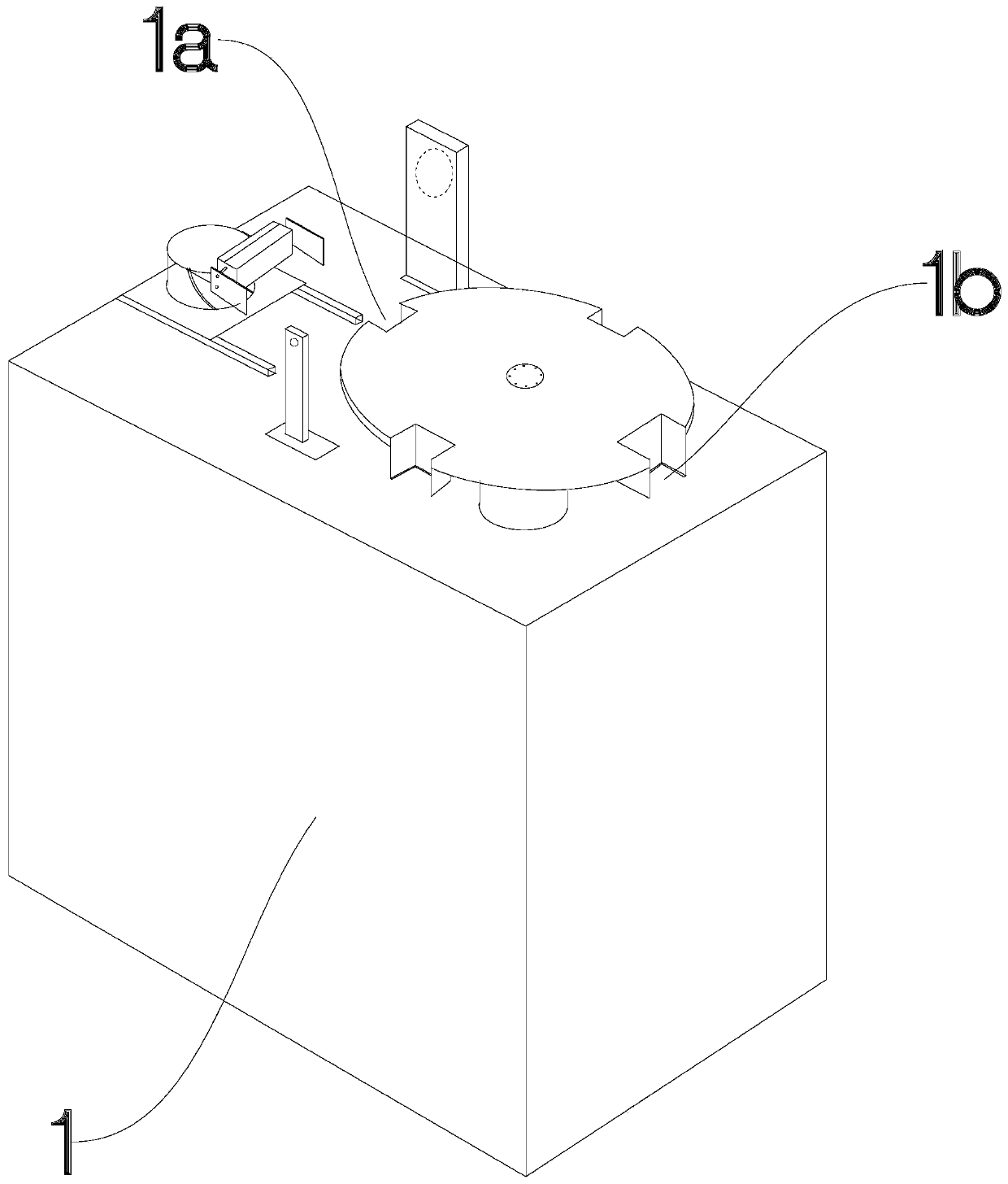 Automatic component glue filling device of LED driver