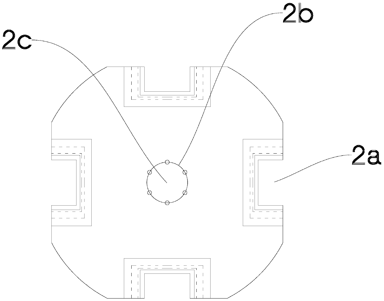 Automatic component glue filling device of LED driver